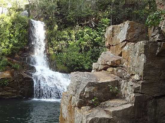 NOVA XAVANTINA-MT-CACHOEIRA DA SAUDADE-FOTO:PE. EDINISIO PEREIRA - NOVA XAVANTINA - MT