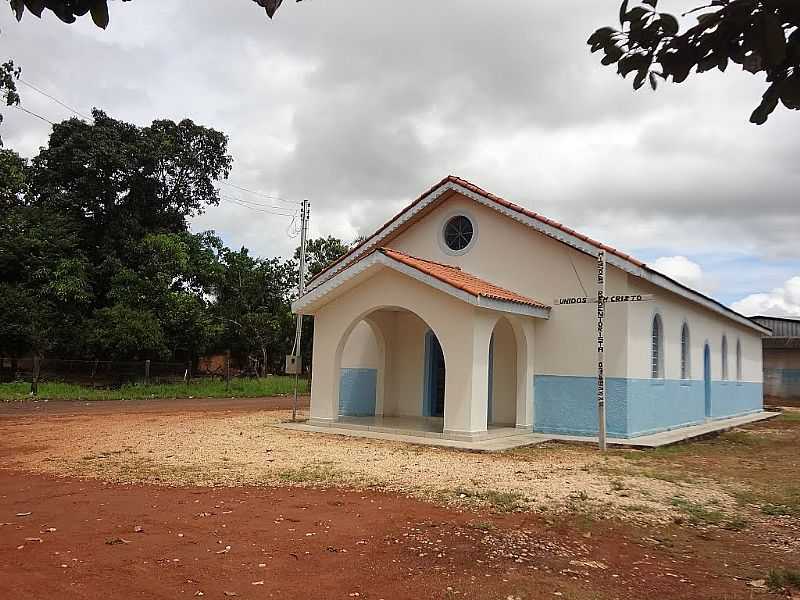 NOVA XAVANTINA-MT-CAPELA DE SO PEDRO NO POVOADO DE INDIANPOLIS-FOTO:EDINSIO GONALVES PEREIRA VIEIRA - NOVA XAVANTINA - MT