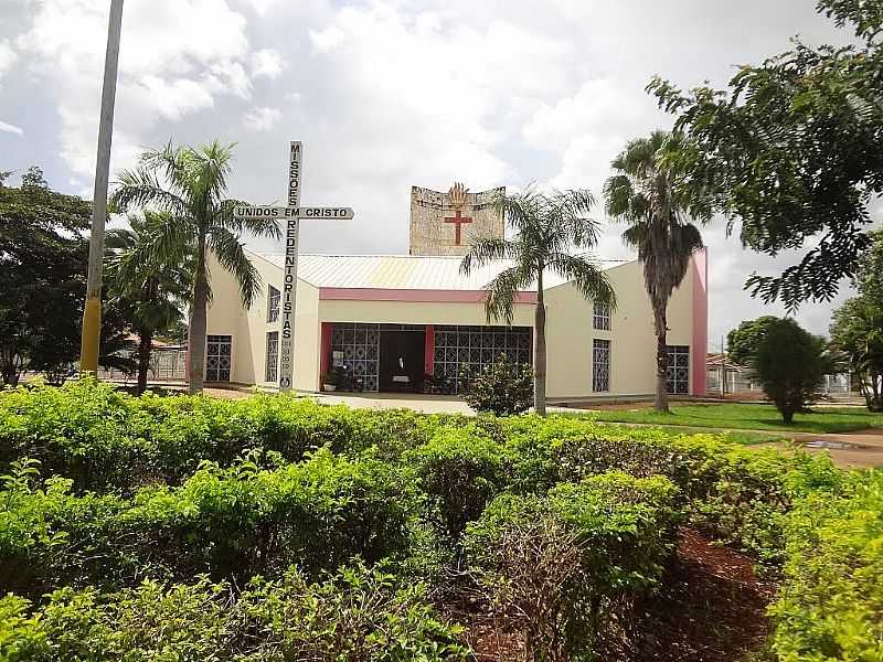 NOVA XAVANTINA-MT-CAPELA DE SO SEBASTIO-FOTO:EDINISIO GONALVES PEREIRA VIEIRA - NOVA XAVANTINA - MT