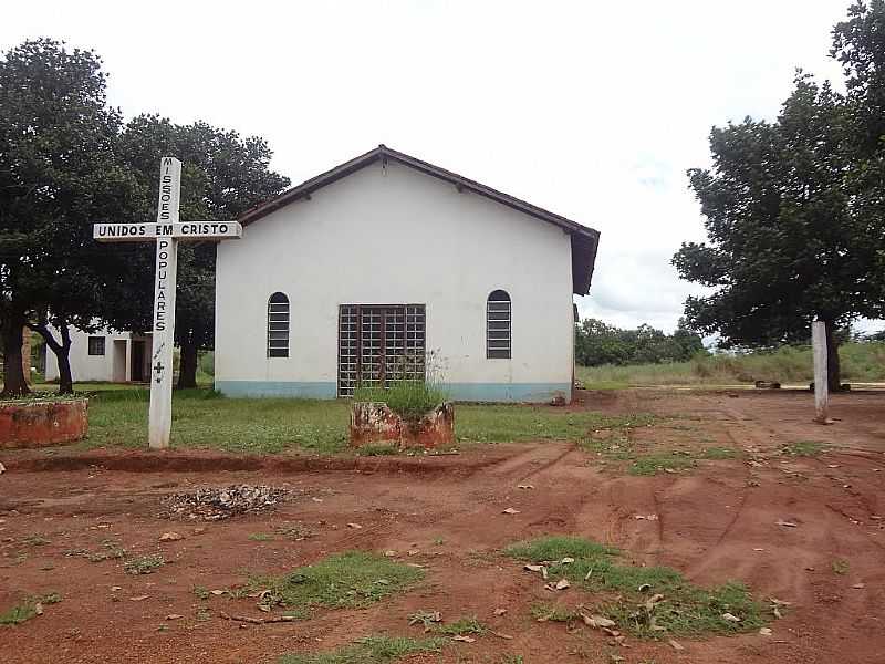 NOVA XAVANTINA-MT-CAPELA DO BOM JESUS-FOTO:EDINSIO GONALVES PEREIRA VIEIRA - NOVA XAVANTINA - MT