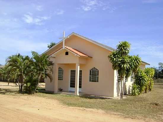 IGREJA SO TIAGO NA VILA NOVO PARAN-FOTO:EDUARDO GOMES DE ANDRADE - NOVO PARAN - MT