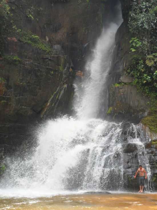 CACHOEIRA DA USINA SALTO BELO - LOCAL DE BANHO , POR LUCAS FERREIRA DA SILVA - NOVO SO JOAQUIM - MT