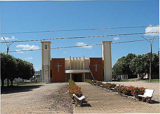 PARANATA-MT-MATRIZ DE SO PEDRO-FOTO:DALCIO E MARILDA BEREGULA - PARANATA - MT