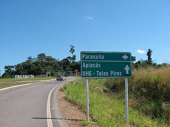 PARANATA-MT-TREVO DE ACESSO-FOTO:DALCIO E MARILDA BEREGULA - PARANATA - MT