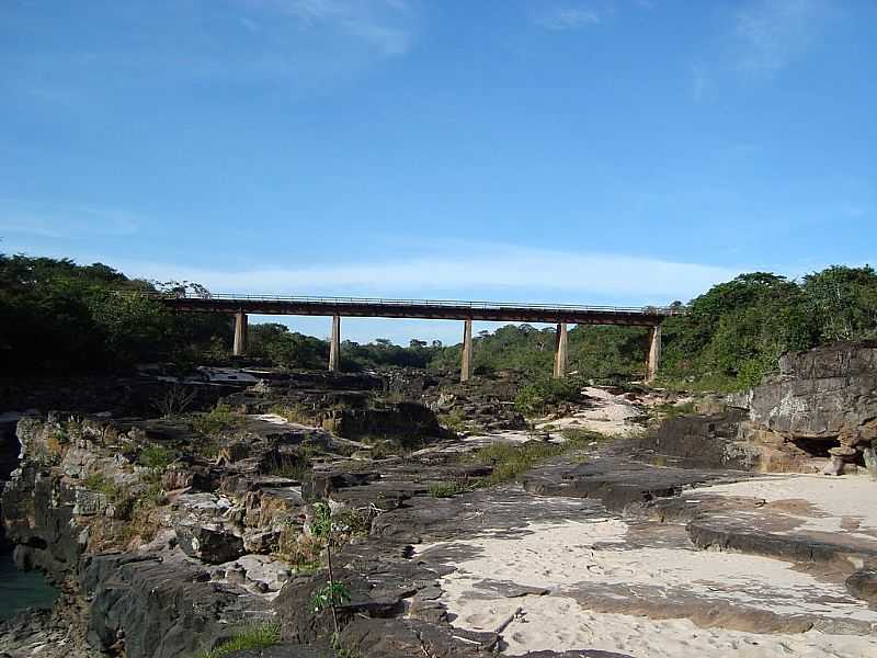 PONTE BRANCA-MT-PONTE SOBRE O RIO ARAGUAIA-FOTO:VICENTEMF - PONTE BRANCA - MT