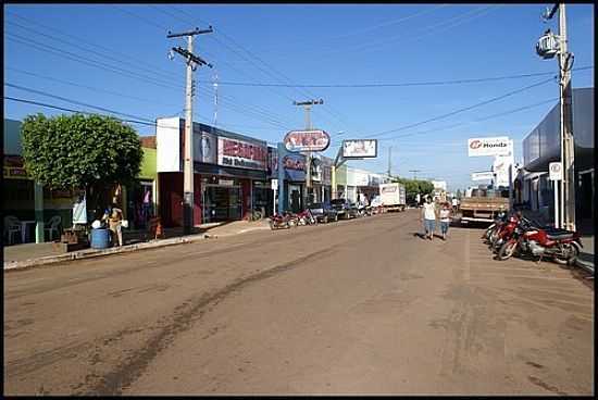 AVENIDA CENTRAL-FOTO:NLIO OLIVEIRA - PONTES E LACERDA - MT