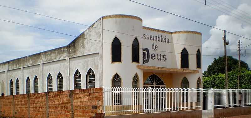 PONTES E LACERDA-MT-IGREJA DA ASSEMBLIA DE DEUS NO BAIRRO SO JOS-FOTO:MAURICIO M. DOS ANJOS - PONTES E LACERDA - MT