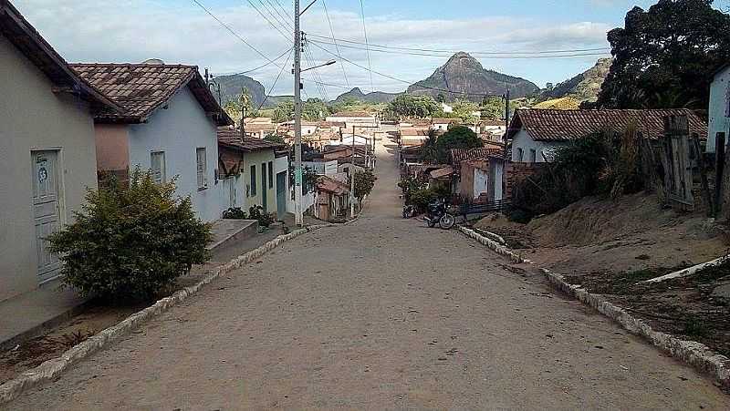 BURANHM-BA-RUA DA CIDADE COM MONTANHAS AO FUNDO-FOTO:FACEBOOK - BURANHM - BA