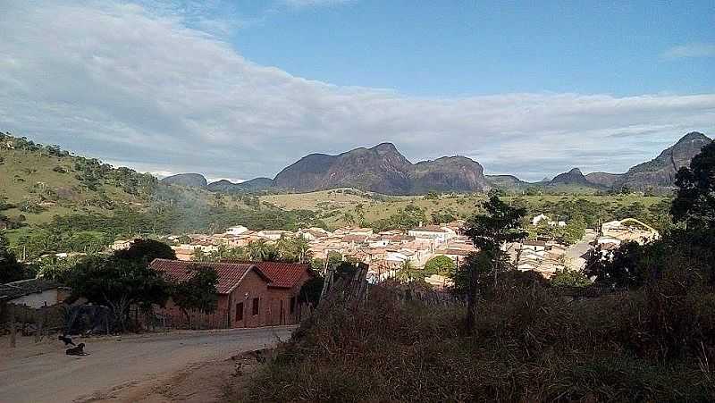 BURANHM-BA-VISTA PARCIAL DA CIDADE COM MONTANHAS AO FUNDO-FOTO:FACEBOOK - BURANHM - BA