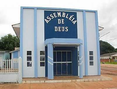 IGREJA ASSEMBLIA DE DEUS-FOTO:ELIEL VIEIRA   - SANTO AFONSO - MT