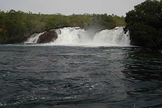 CACHOEIRA NO RIO GUAPOR EM VALE DE SO DOMINGOS-MT-FOTO:ELIZEUALMEIDAFESA - VALE DE SO DOMINGOS - MT