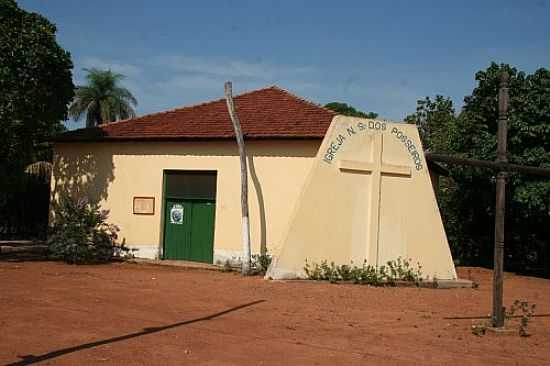 IGREJA MATRIZ N.SRA.DOS POSSEIROS EM SERRA NOVA DOURADA-FOTO:EDUARDO GOMES DE ANDRADE - SERRA NOVA DOURADA - MT