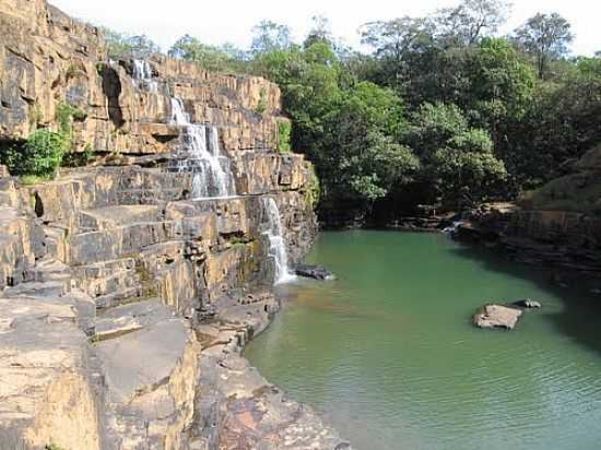 CACHOEIRA DA USINA SO DOMINGOS EM TORIXORU-MT-FOTO:ELIZEUALMEIDAFESA - TORIXORU - MT