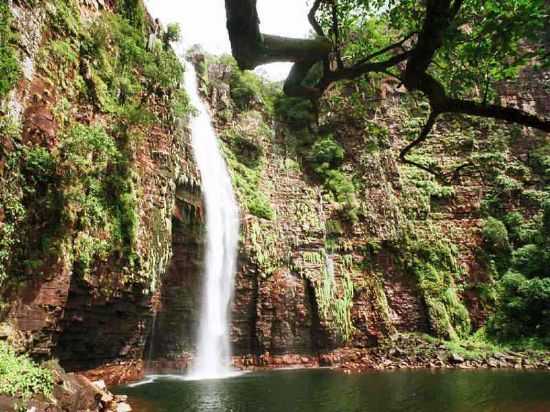 CASCATA DOS NAMORADOS, POR ELBA C. PASSINI - VILA BELA DA SANTSSIMA TRINDADE - MT