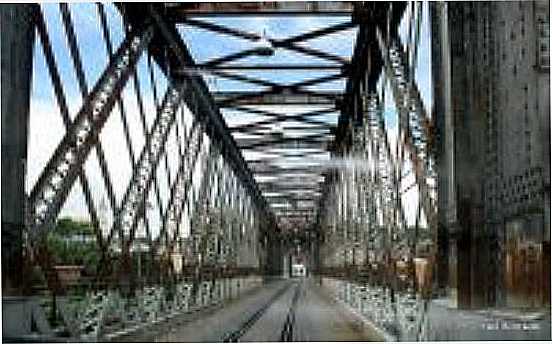 PONTE D.PEDRO II EM CACHOEIRA-FOTO:YACI ANDRADE - CACHOEIRA - BA