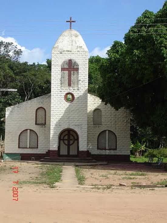 IGREJA DE SANTA LUZIA EM BELTERRA-FOTO:J. HELDER S. ARAUJO - BELTERRA - PA