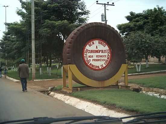 ENTRADA DA CIDADE DE CURIONPOLIS-PA-FOTO:JOS ALVESDE OLIVEIRA - CURIONPOLIS - PA