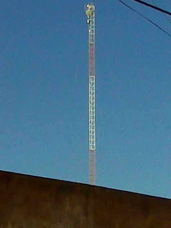 ANTENA DE TELEFONIA EM CAFARNAUM-BA-FOTO:INTERSOUSA - CAFARNAUM - BA