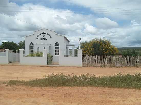 IGREJA DA CCB NO VALE DAS PEDRAS EM CAFARNAUM-BA-FOTO:ROBICHAO - CAFARNAUM - BA