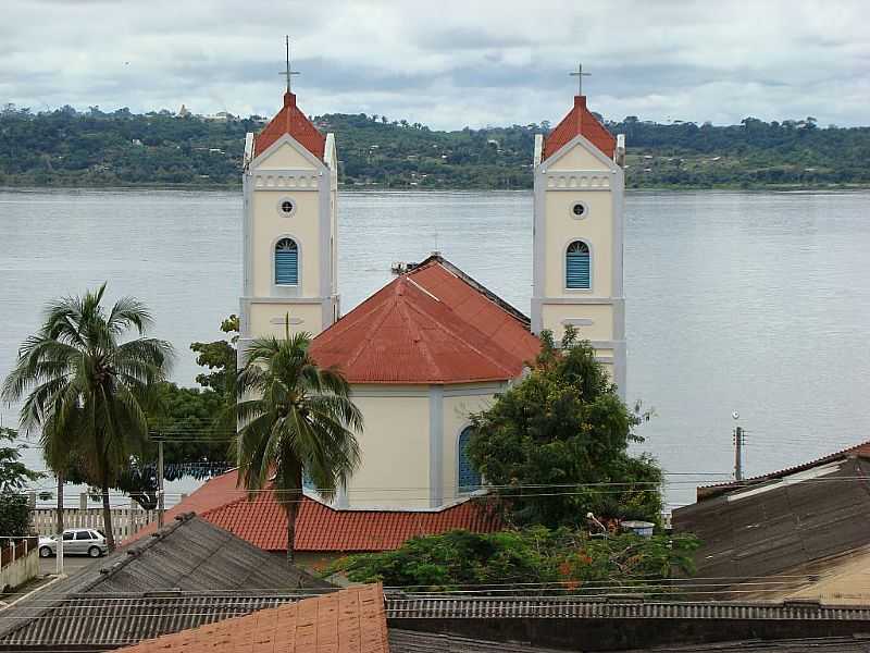 ITAITUBA-PA-IGREJA DE SANTANA S MARGENS DO RIO TAPAJS-FOTO:JOS PARENTE DE SOUSA - ITAITUBA - PA