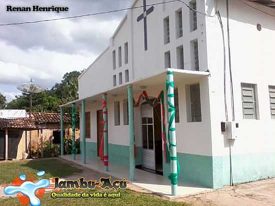 IGREJA DE JAMBUAU-PA-FOTO:RENAN HENRIQUE-JAMBUAU.COMUNIDADES. - JAMBUAU - PA