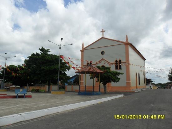 IGREJA DE SO MIGUEL ARCANJO, PADROEIRO DA CIDADE., POR FERNANDO MACEDO. - MARACAN - PA