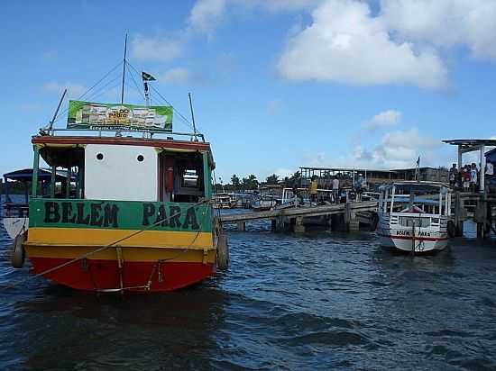 RAMPA DE ACESSO DA TRAVESSIA PARA ALGODOAL EM MARUDA-PA-FOTO:FLAVIOJESUS - MARUD - PA