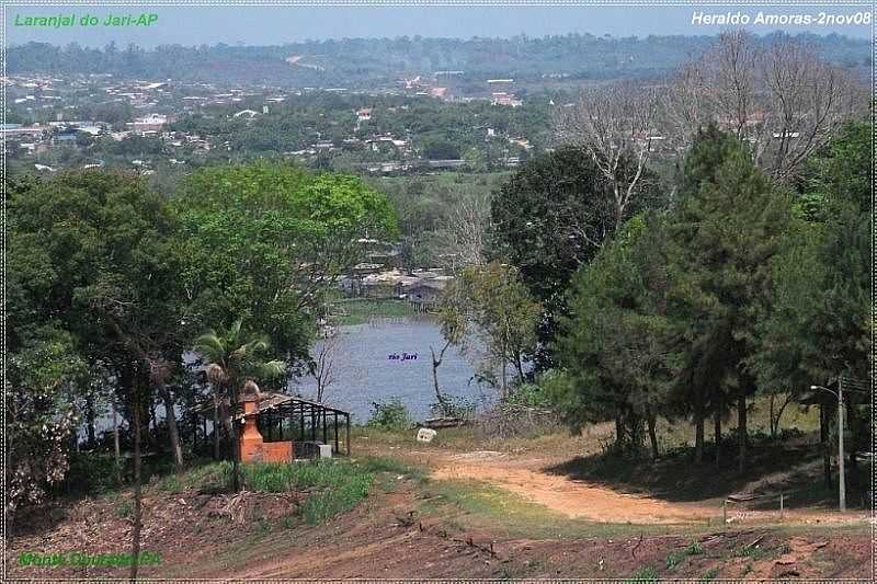 MONTE DOURADO-PA-RUA 94, RIO JARI E A CIDADE-FOTO:HERALDO AMORAS - MONTE DOURADO - PA