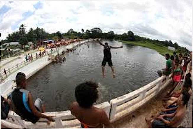 PONTE SOBRE O RIO PEIXE-BOI  POR JOS MENDONA - PEIXE-BOI - PA