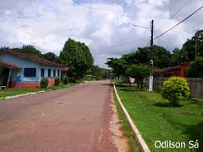 RUA NA VILA DE GENIPABA-FOTO:ODILSON S  - SANTA BRBARA DO PAR - PA