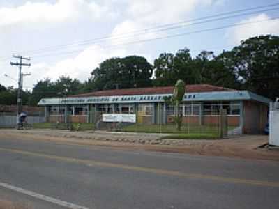 PREFEITURA MUNICIPAL-FOTO:ODILSON S  - SANTA BRBARA DO PAR - PA