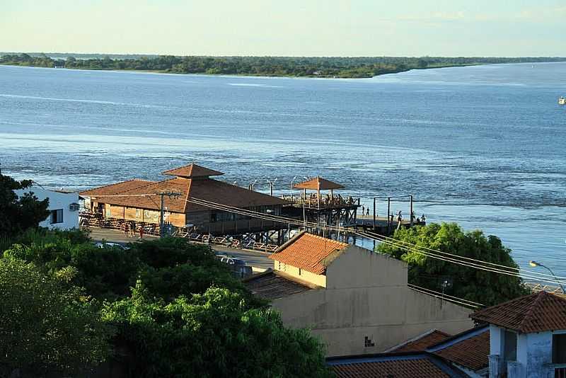 SANTARM-PA-ENCONTRO DO RIO TAPAJS COM O RIO AMAZONAS-FOTO:LUCIANO PASSOS CRUZ - SANTARM - PA