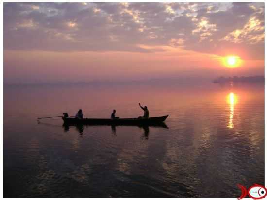 AMANHECER NO RIO XINGU, POR E. TELES - SO FLIX DO XINGU - PA