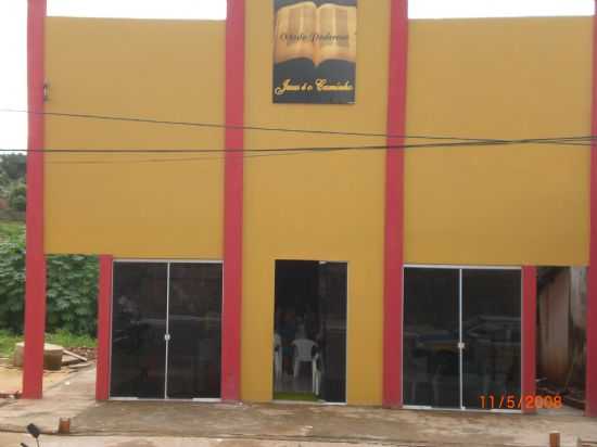 IGREJA EL SHADDAE DE SO GERALDO-FOTO:RAINNE LEITE - SO GERALDO DO ARAGUAIA - PA