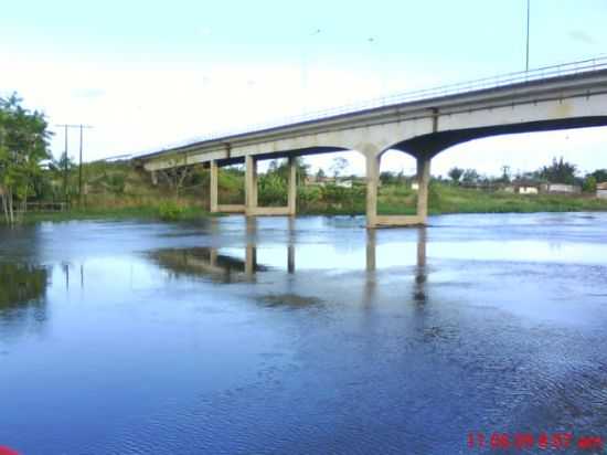 PONTE SOBRE O RIO GUAM, POR CARLOS FERNANDES - SO MIGUEL DO GUAM - PA