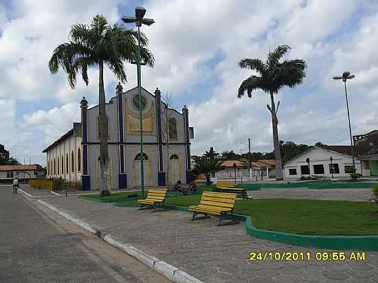 TRACUATEUA-PA-PRAA E MATRIZ DE SO SEBASTIO-FOTO:CARLOS FERNANDO MACE - TRACUATEUA - PA