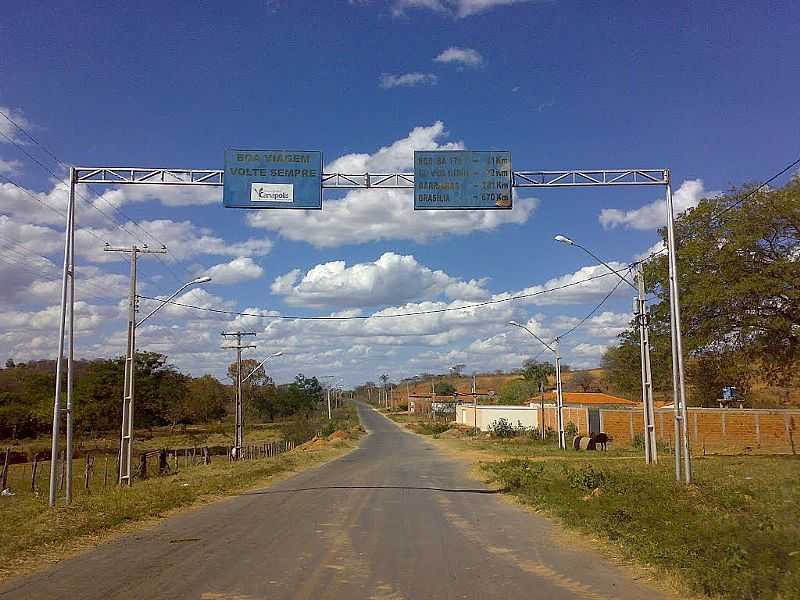 CANPOLIS-BA-ENTRADA DA CIDADE-FOTO:AMARILDO VARELA - CANPOLIS - BA