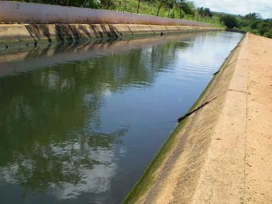 CANAL DA LAGOA DE ARROZ EM BOM JESUS-FOTO:THIAGO LUCENA ARNAUD - BOM JESUS - PB