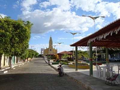 PRAA E IGREJA-FOTO:WALTER LEITE  - BOM SUCESSO - PB