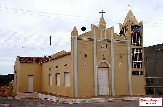 CACIMBAS-PB-IGREJA MATRIZ-FOTO:EGBERTO ARAJO - CACIMBAS - PB