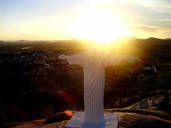 CATOL DO ROCHA-PB-ESTTUA DE CRISTO REDENTOR NO MONTE TABOR-FOTO:JEAN VIEIRA - CATOL DO ROCHA - PB