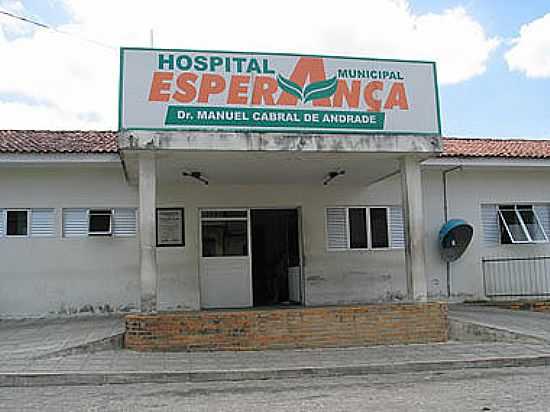 HOSPITAL MUNICIPAL-FOTO:SANDRO FELIX MOUZINH - ESPERANA - PB