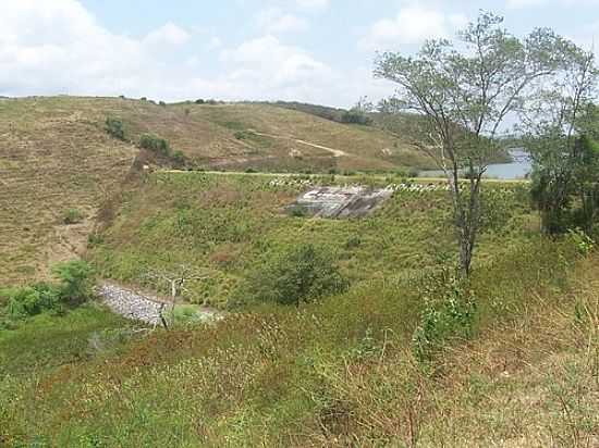 BARRAGEM DO AUDE JOS RODRIGUES EM GALANTE-PB-FOTO:ANTONIO CARLOS BURIT - GALANTE - PB