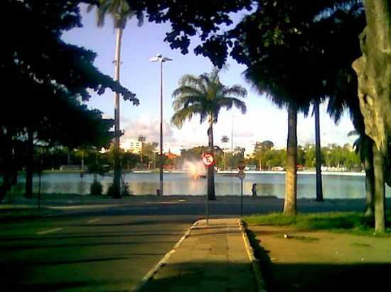 VISTA DA LAGOA SOLON DE LUCENA, POR BAIANNO JURACI - JOO PESSOA - PB