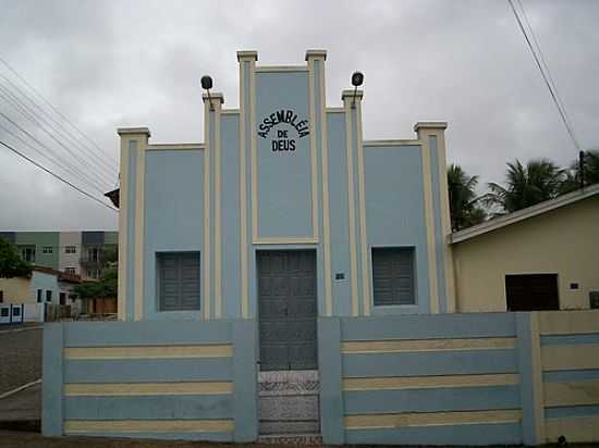 IGREJA DA ASSEMBLIA DE DEUS EM LAGOA DE DENTRO-FOTO:ELIO ROCHA - LAGOA DE DENTRO - PB