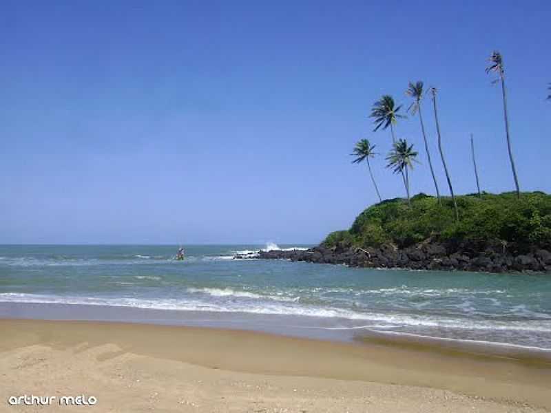 MATARACA-PB-PRAIA NA BARRA DO CAMARATUBA-FOTO:ARTHUR MELO - MATARACA - PB