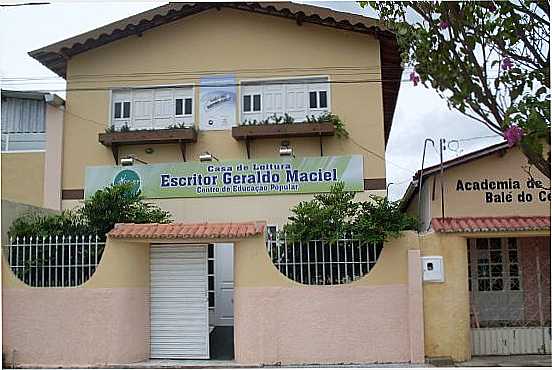 CASA DE LEITURA GERALDO BARRETO, POR ROBENALDO DANTAS - NOVA PALMEIRA - PB