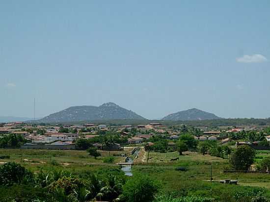 VISTA DA CIDADE COM A SERRA AO FUNDO EM POMBAL-PB-FOTO:MERIT_NEIT - POMBAL - PB