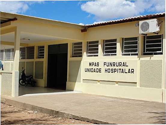 PORTA DE ENTRADA AO HOSPITAL DE SO JOO, POR LAMARTINE NOBRE - SO JOO DO RIO DO PEIXE - PB
