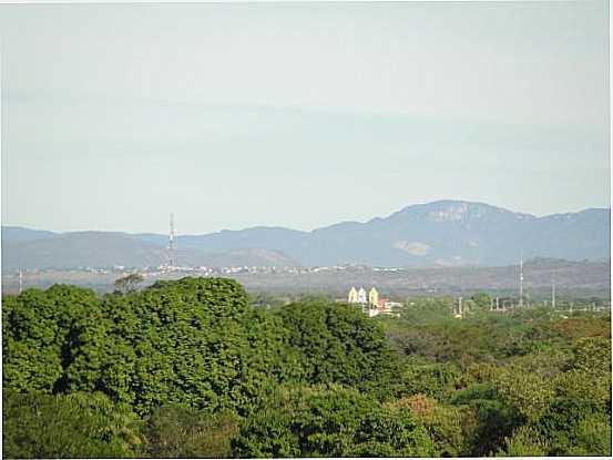 VISTA DA CIDADE, FOTO FEITA DE CIMA DA PAREDE DO AUDE CHUPADOURO, POR LAMARTINE NOBRE - SO JOO DO RIO DO PEIXE - PB